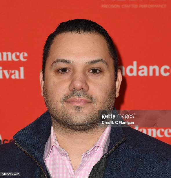 Actor Giuseppe Ardizzone attends the 'Monsters And Men' Premiere during the 2018 Sundance Film Festival at Eccles Center Theatre on January 19, 2018...