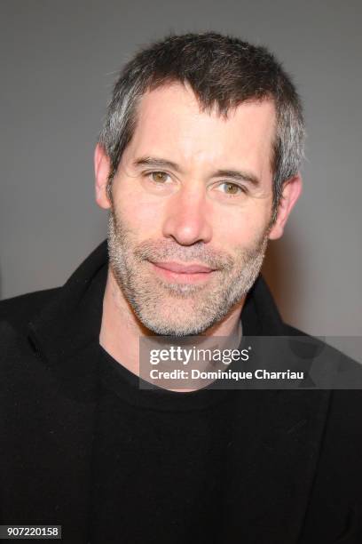 Jalil Lespert attends the Berluti Menswear Fall/Winter 2018-2019 show as part of Paris Fashion Week on January 19, 2018 in Paris, France.