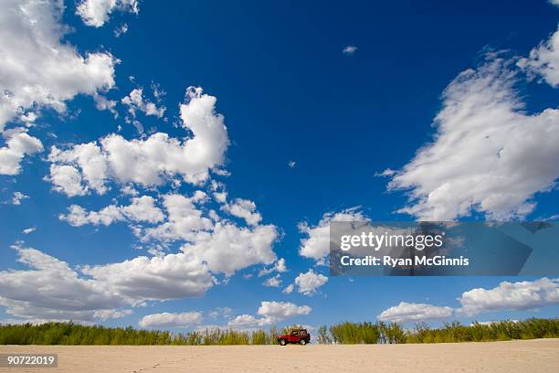 nebraska beach truck - ogallala stock pictures, royalty-free photos & images