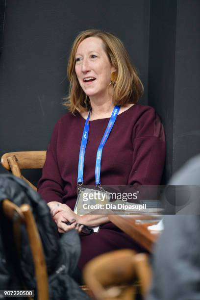 Sundance Institutes Executive Director Keri Putnam attends the Feature Film Jury Orientation Breakfast during the 2018 Sundance Film Festival at...