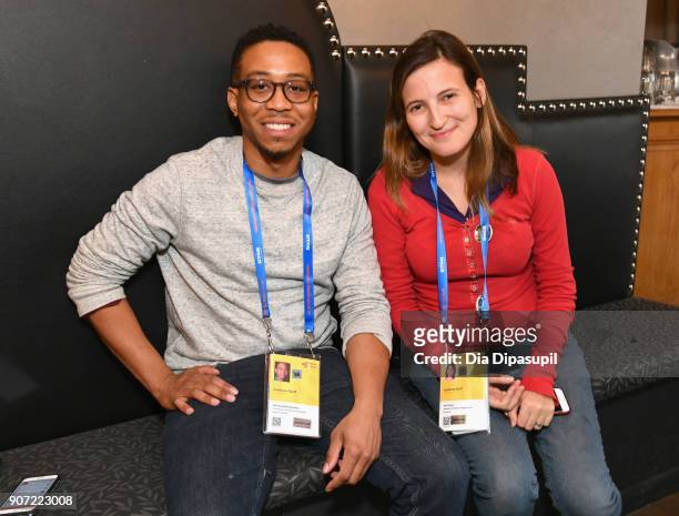 Demanuel Richardson and Ana Souza attend the Feature Film Jury Orientation Breakfast during the 2018 Sundance Film Festival at Cafe Terigo on January...