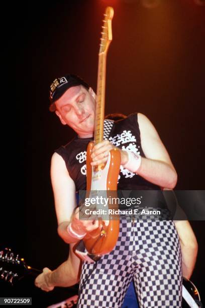 Rick Nielsen performs live with Cheap Trick in New York in May 1979