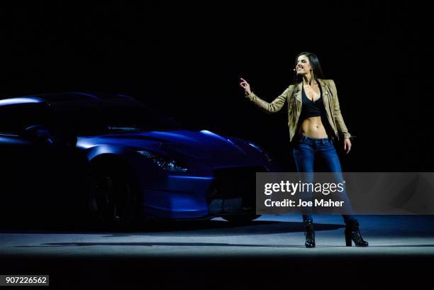 Elysia Wren during the 'Fast and Furious Live'Premiere at The O2 Arena on January 19, 2018 in London, England.