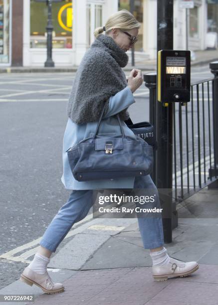 Cate Blanchett seen shopping in Hampstead on January 19, 2018 in London, England.