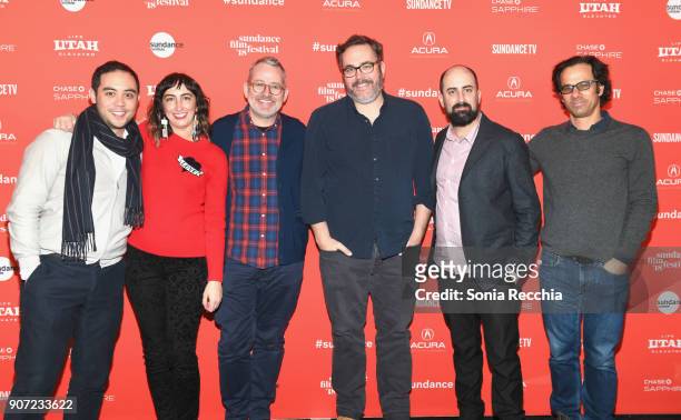 Producers Nicholas Ma and Caryn Capotosto and director Morgan Neville and editors Jeff Malmberg and Aaron Wickenden and executive producer Dan Cogan...