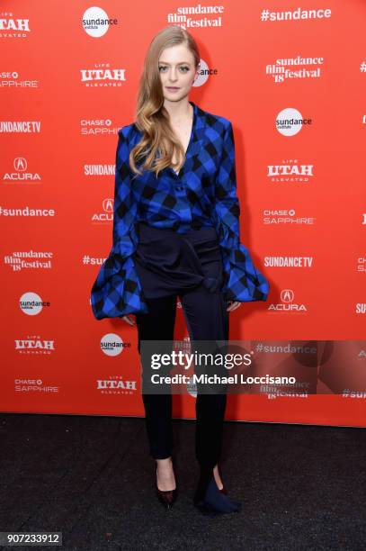 Actor Anna Baryshnikov attends the "The Kindergarten Teacher" Premiere during the 2018 Sundance Film Festival at Park City Library on January 19,...