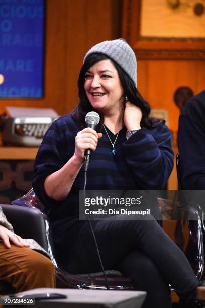 Film director Lynne Ramsay speaks onstage at the Panel: Adaptation during the 2018 Sundance Film Festival at Filmmaker Lodge on January 19, 2018 in...