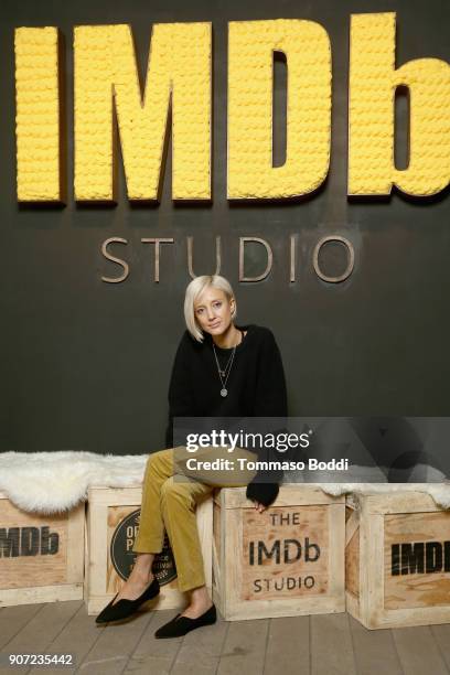 Actor Andrea Riseborough from 'Mandy' attends The IMDb Studio at The Sundance Film Festival on January 19, 2018 in Park City, Utah.