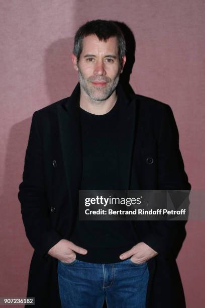 Actor Jalil Lespert attends the Berluti Menswear Fall/Winter 2018-2019 show as part of Paris Fashion Week on January 19, 2018 in Paris, France.