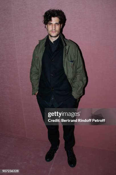 Actor Louis Garrel attends the Berluti Menswear Fall/Winter 2018-2019 show as part of Paris Fashion Week on January 19, 2018 in Paris, France.