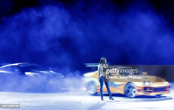 General view of "Fast and Furious Live" at the O2 Arena on January 19, 2018 in London, England.