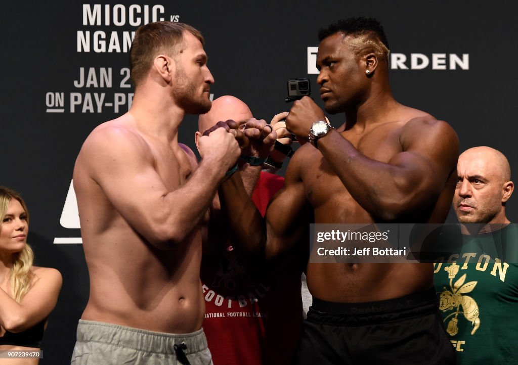 UFC 220 Weigh-ins