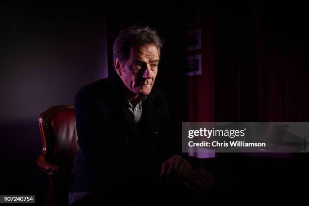 Bryan Cranston posing for a portrait at The Cambridge Union on January 19, 2018 in Cambridge, Cambridgeshire.