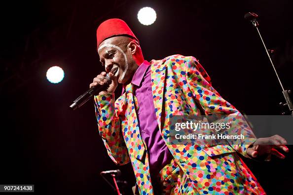 Angel Moore Rapper Angelo Moore performs live on stage during the concert 'Celebrating ...