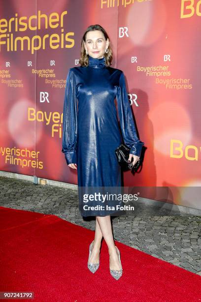 German actress Christiane Paul attends the Bayerischer Filmpreis 2017 at Prinzregententheater on January 21, 2018 in Munich, Germany.