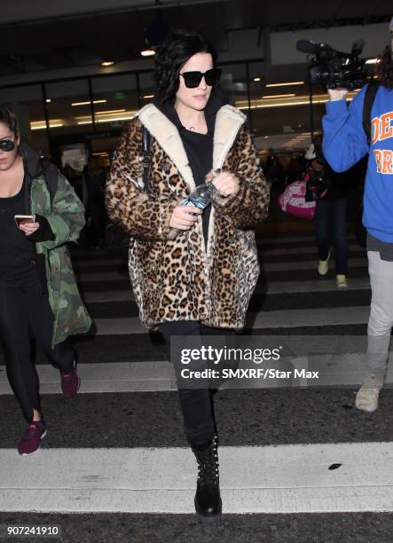 Jaimie Alexander is seen on January 19, 2018 in Los Angeles, CA.