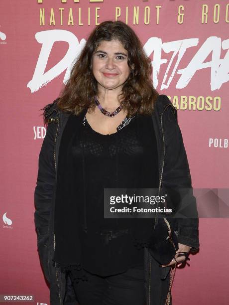 Lucia Echevarria attends the premiere of 'Desatadas' at the Capitol theatre on January 19, 2018 in Madrid, Spain.