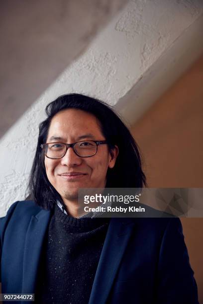 Director Stephen Maing from the film 'Crime and Punishment poses for a portrait in the YouTube x Getty Images Portrait Studio at 2018 Sundance Film...