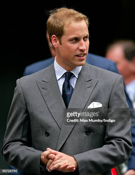 Prince William leaves the Natural History Museum after opening phase two of the Darwin Centre on September 14, 2009 in London, England. Britain's...