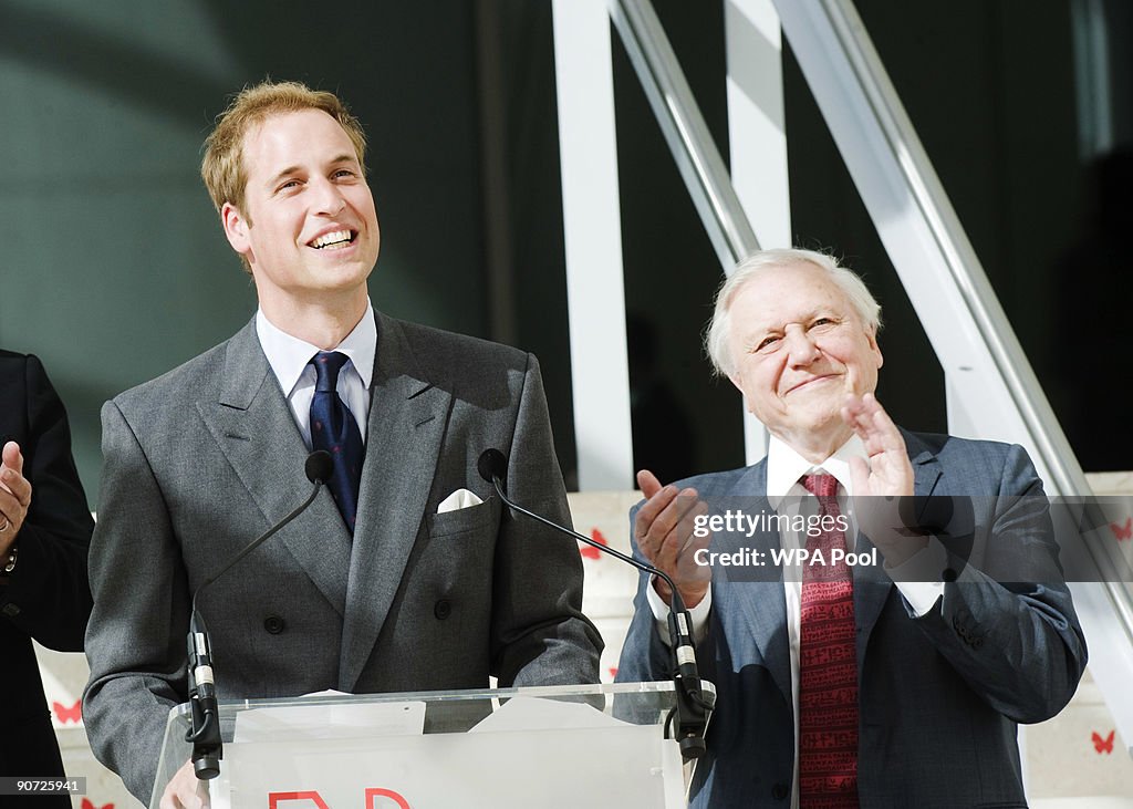 Prince William Opens New Darwin Centre