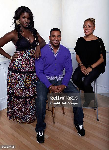 Actress Whitney Gamble, actor Laz Alonso, and actress Jessica Romero pose for a portrait during the 2009 Toronto International Film Festival held at...