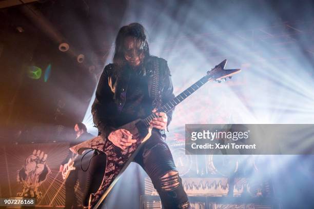 Michael Amott of Arch Enemy performs in concert at Razzmatazz during Route Resurrection on January 19, 2018 in Barcelona, Spain.