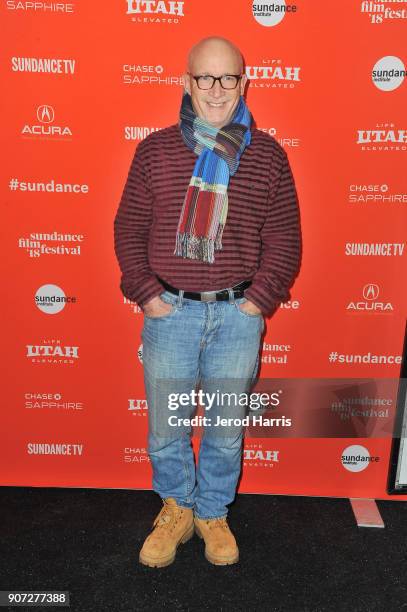 Producer Alex Gibney attends the "Robin Williams: Come Inside My Mind" Premiere during the 2018 Sundance Film Festival at The Marc Theatre on January...