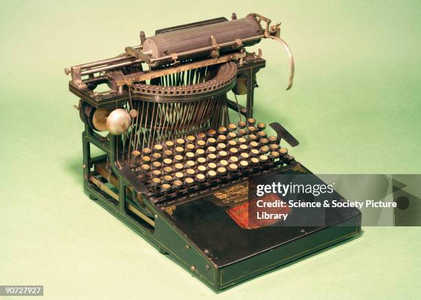 This machine was designed in the United States by George Washington Yost after he broke away from Remington, makers of the first successful...