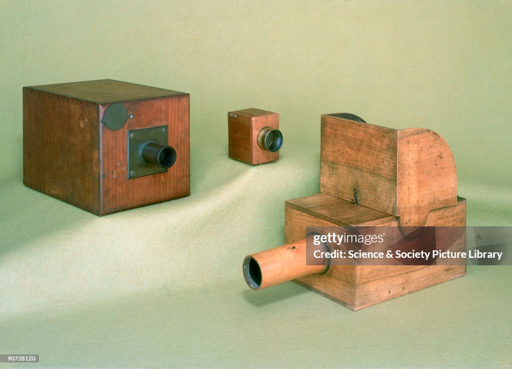 Talbot Photography Process Three cameras used by the British pioneer of photography, William ...