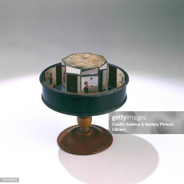 Invented by the French artist, Emile Reynaud in 1877, this optical toy was a variant on the Zoetrope. It also had a band of drawings around the...