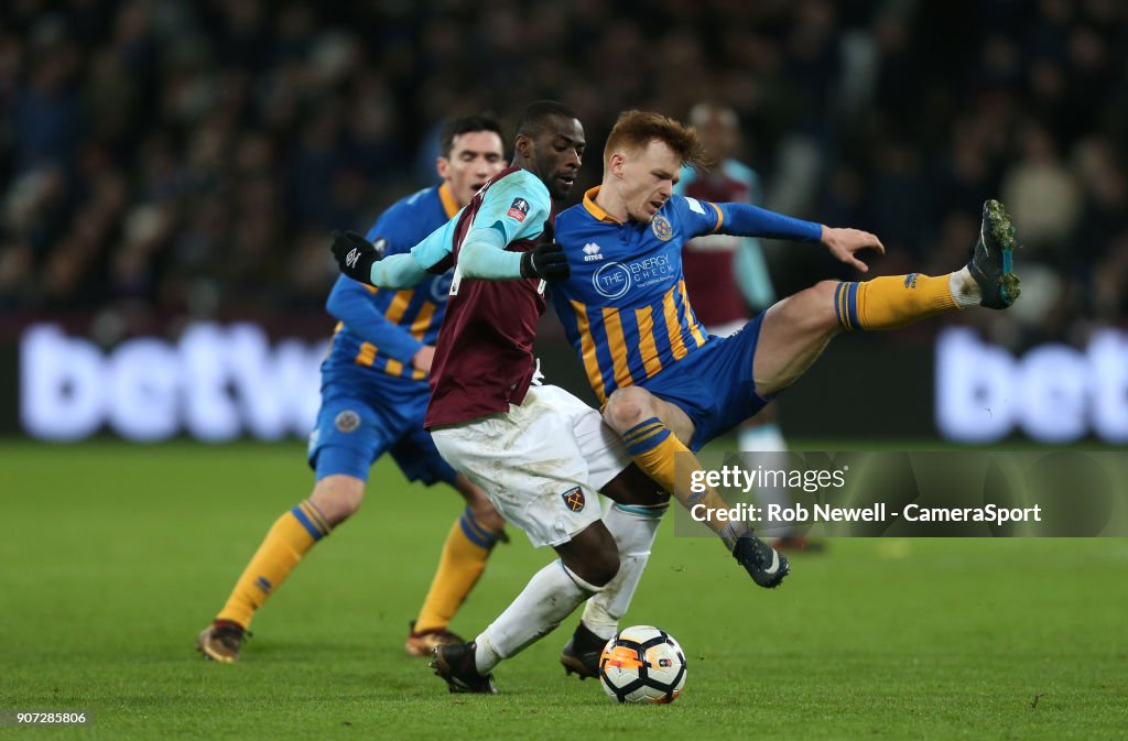 West Ham United v Shrewsbury Town - The Emirates FA Cup Third Round Replay