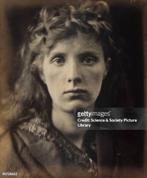 Allegorical portrait by Julia Margaret Cameron . Cameron's photographic portraits are considered among the finest in the early history of...
