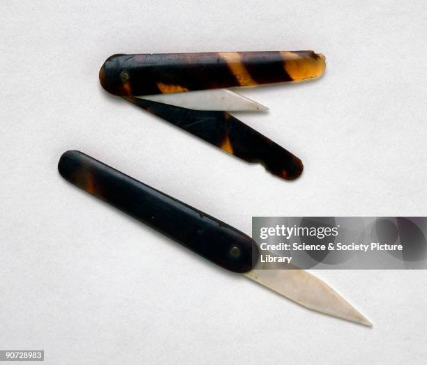 These vaccination lancets belonged to Edward Jenner . In the 1790s Edward Jenner used a lancet to introduce fluid from a cowpox sore through a...