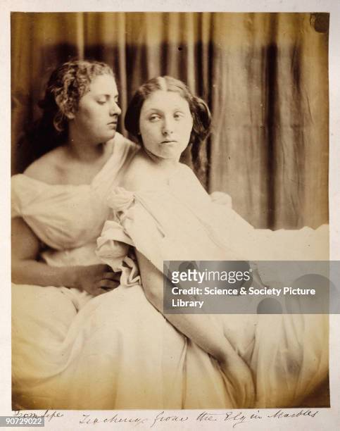 Photographic study based on the Elgin Marbles by Julia Margaret Cameron . Cameron's photographic portraits are considered among the finest in the...