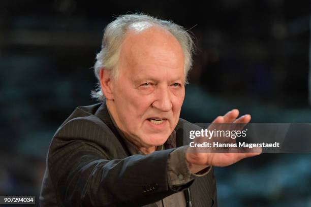 Director Werner Herzog during the Bayerischer Filmpreis 2017 at Prinzregententheater on January 19, 2018 in Munich, Germany.