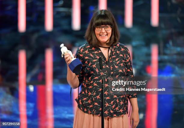 Sonja Maria Kroener during the Bayerischer Filmpreis 2017 at Prinzregententheater on January 19, 2018 in Munich, Germany.