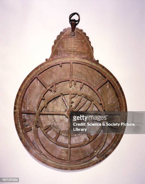 Made by Sivalala, this large copper astrolabe with Sanskrit script was commissioned by Raja Ramasimha in 1870. An astrolabe is in essence a model of...