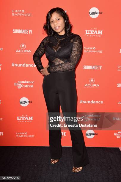 Felicia Whitely attends the "Crime And Punishment" Premiere during the 2018 Sundance Film Festival at The Ray on January 19, 2018 in Park City, Utah.