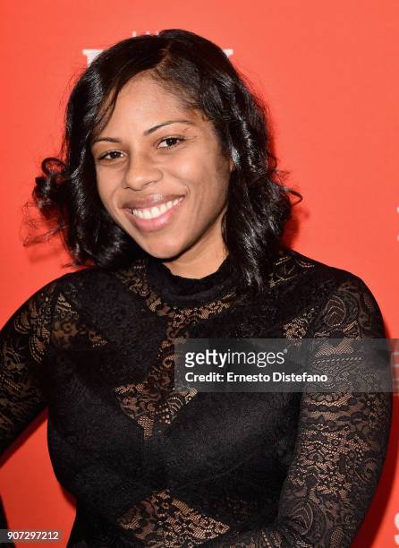 Felicia Whitely attends the "Crime And Punishment" Premiere during the 2018 Sundance Film Festival at The Ray on January 19, 2018 in Park City, Utah.