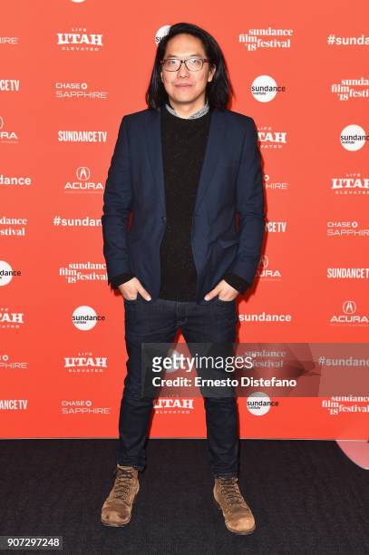 Filmmaker Stephen Maing attends the "Crime And Punishment" Premiere during the 2018 Sundance Film Festival at The Ray on January 19, 2018 in Park...
