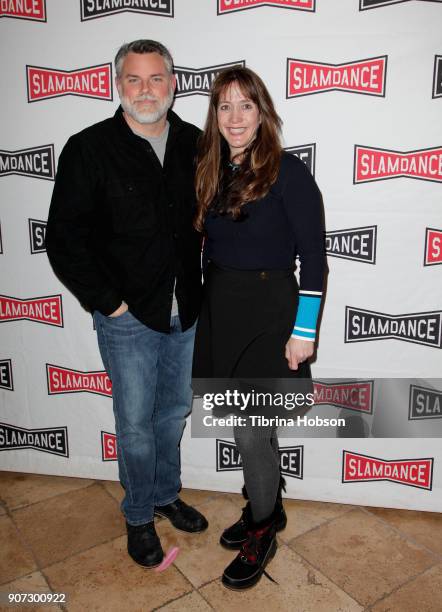 Filmmakers Don Hardy and Dana Nachman attend the Slamdance Film Festival official opening night premiere of 'Pick Of The Litter' at Treasure Mountain...