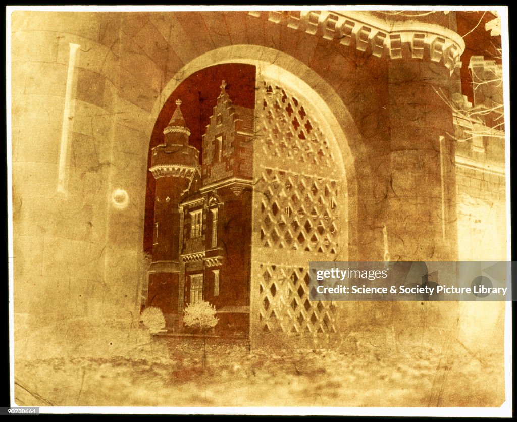 Calotype Example Calotype negative taken by William Henry Fox Talbot . Talbot invented ...