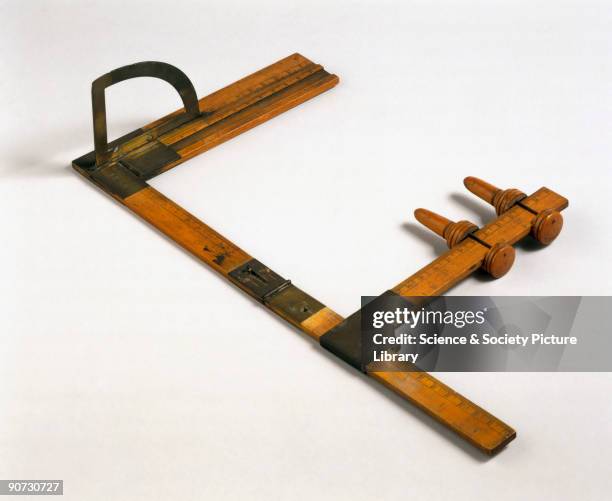 This French-made craniometer with hinged attachments was used by Paul Broca , a pioneering craniologist, surgeon and anthropologist. A craniometer is...