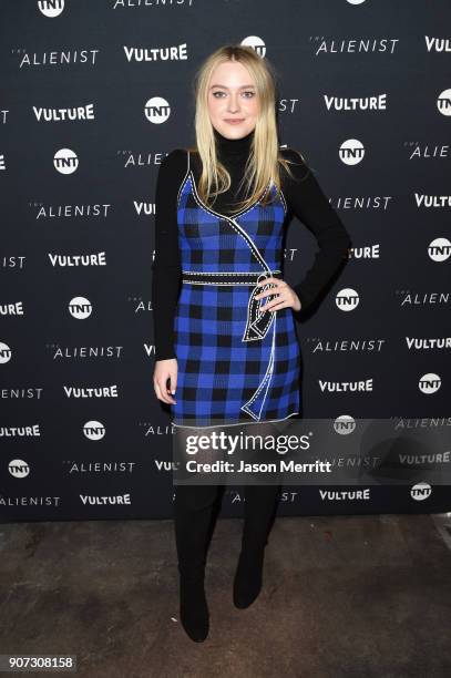 Actor Dakota Fanning attends "The Alienist" Special Screening during Sundance Film Festival 2018 at The Vulture Spot on January 19, 2018 in Park...