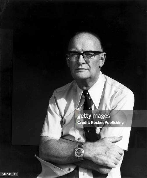 Arthur C Clarke, c 1970. Arthur Charles Clarke became a leading science fiction writer following a period of work in scientific research. This head...