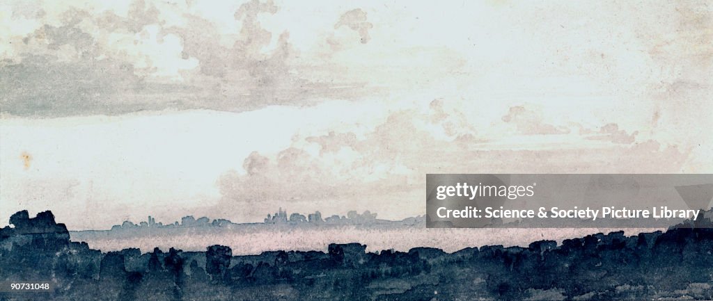 Cloud study by Luke Howard, c 1808-1811.