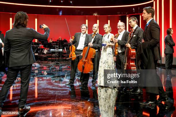 Director and award winner Fatih Akin and actress and award winner Diane Kruger attends the Bayerischer Filmpreis 2017 at Prinzregententheater on...