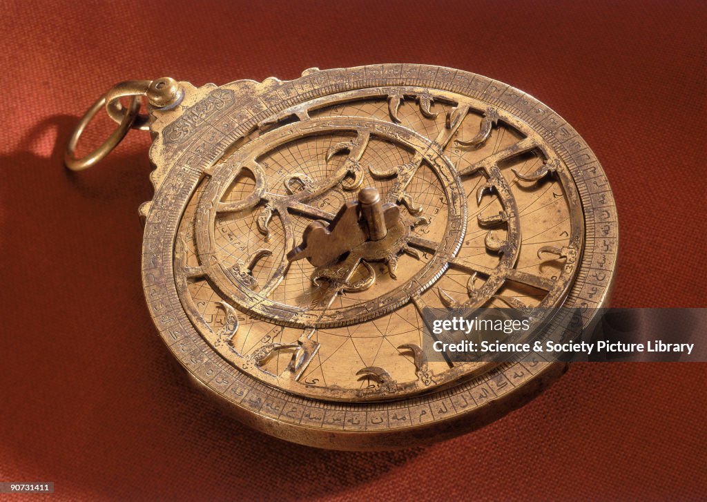 Arabian planispheric astrolabe, 1605.