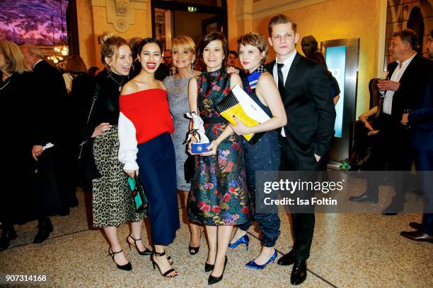 German actress Anna Lena Klenke, German actress Gizem Emre, German actress Uschi Glas, Director Lena Schoemann, German actress Jella Haase and German...