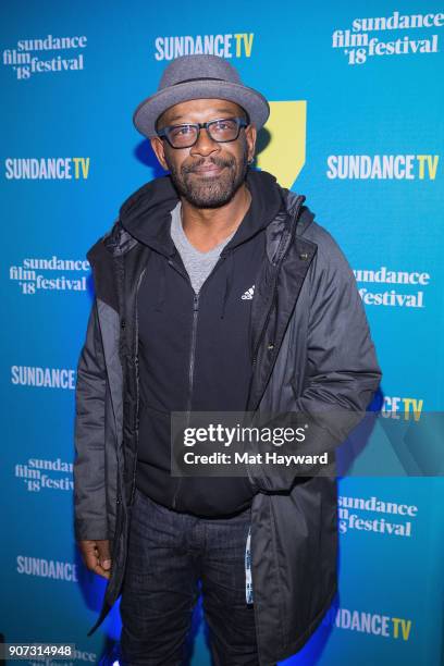 Actor Lennie James attends the 2018 Sundance Film Festival Official Kickoff Party hosted by Sundance TV at Sundance TV HQ on January 19, 2018 in Park...